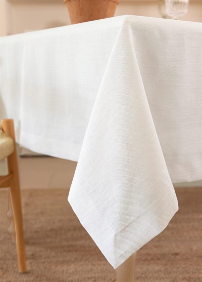 The Mia Linen Plus Dikdörtgen Masa Örtüsü Taş 150x230 cm