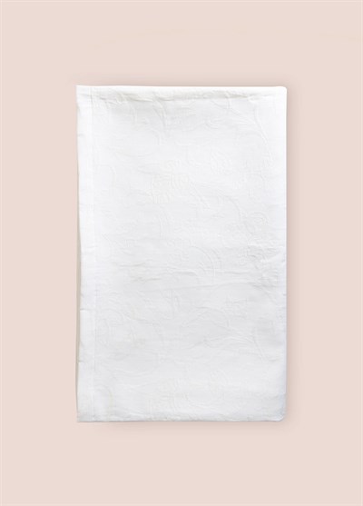 The Mia Linen Plus Dikdörtgen Masa Örtüsü Krem 150x230 cm