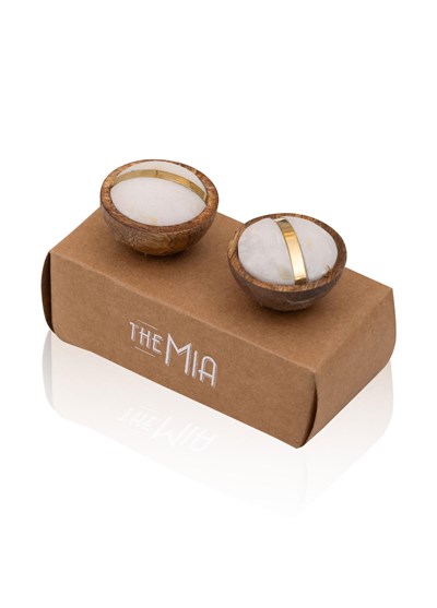 The Mia Mermer Çekmece ve Dolap Kulbu 2li Set KLP21