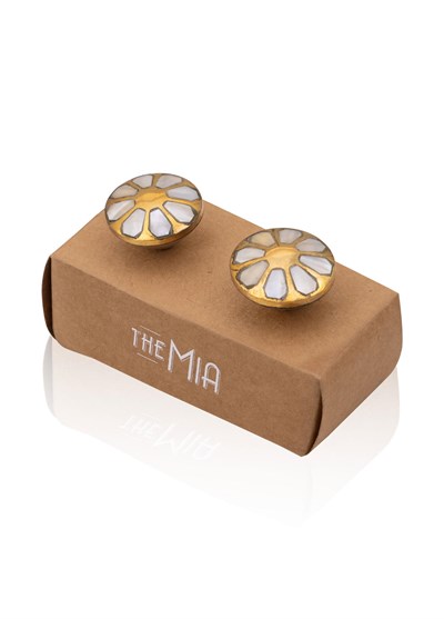 The Mia Pirinç Çekmece ve Dolap Kulbu 2li Set KLP18