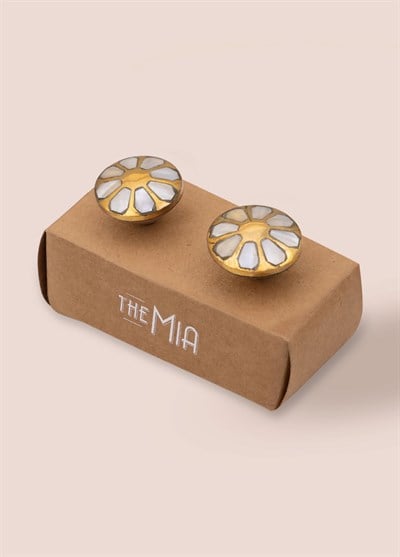 The Mia Pirinç Çekmece ve Dolap Kulbu 2li Set KLP18