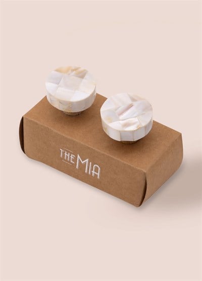 The Mia Sedef Çekmece ve Dolap Kulbu 2li Set KLP25