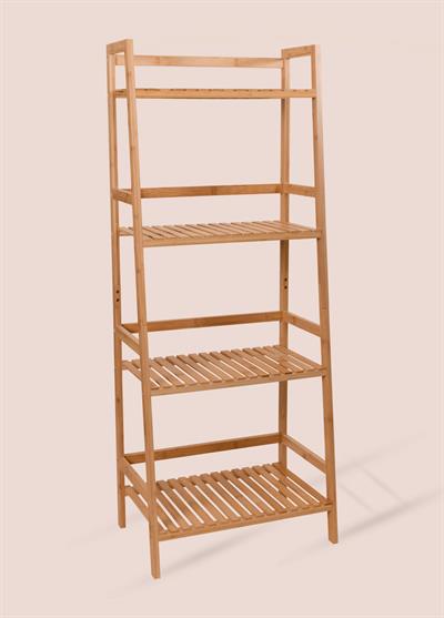 The Mia Bambu 4 Katlı Düzenleyici Dolap Raf 120x49x32 Cm