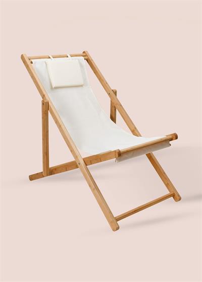 The Mia Bambu Katlanır Şezlong Sandalye