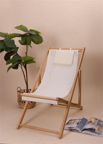 The Mia Bambu Katlanır Şezlong Sandalye