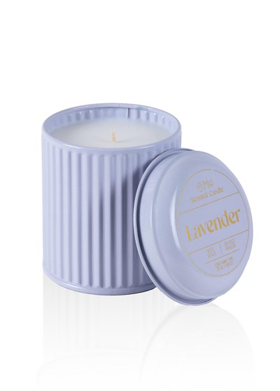 The Mia Calm Lavanta Kokulu Lila Kapaklı Mum 830 Gr 12x10 