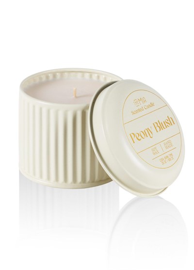 The Mia Calm Peony Blush Kokulu Krem Kapaklı Mum 600 Gr 10