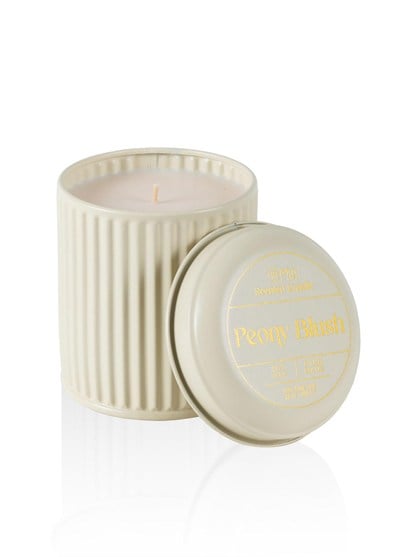 The Mia Calm Peony Blush Kokulu Krem Kapaklı Mum 830 Gr 12