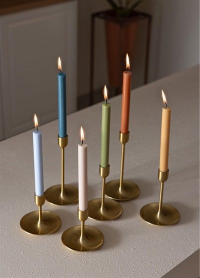 The Mia Şamdan Mumu Mavi 20 cm