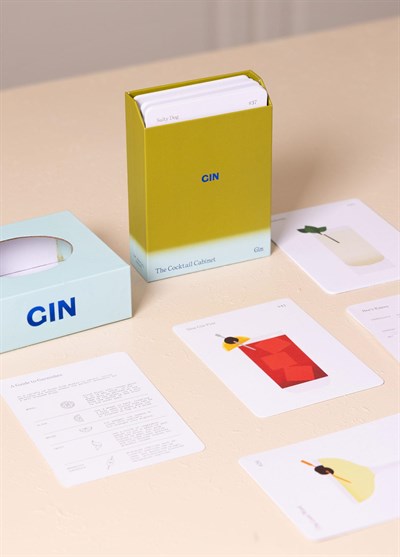 The Mia The Cocktail Cabinet: Gin Kart Seti