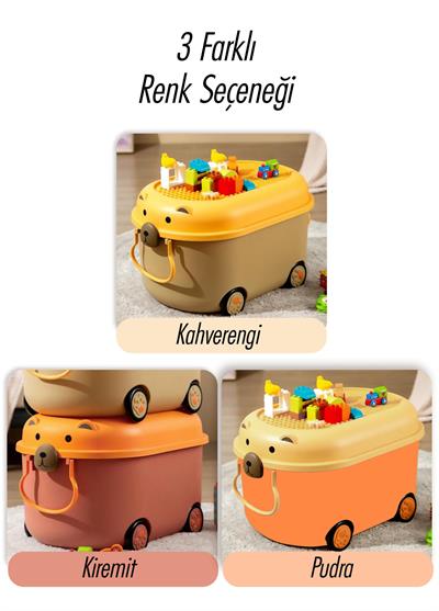 The Mia Trail Oyuncak Saklama Kutusu Pudra 57x39x33 cm