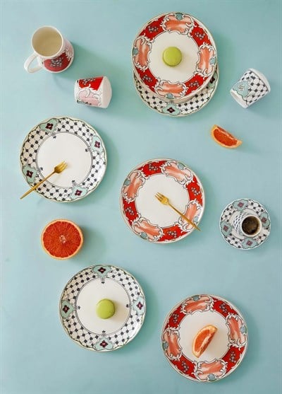 The Mia Amore Pasta Tabağı 6 Kişilik