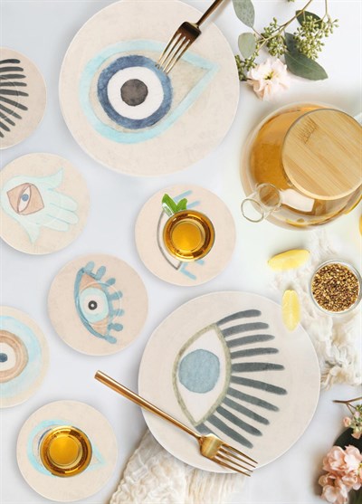 The Mia Amulet Pasta Tabağı 6lı Set - 19 cm