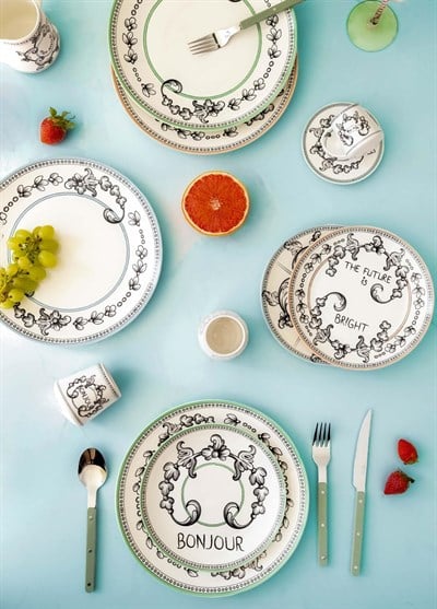 The Mia Bonjour Pasta Tabağı 6 Kişilik