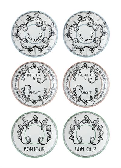 The Mia Bonjour Pasta Tabağı 6 Kişilik