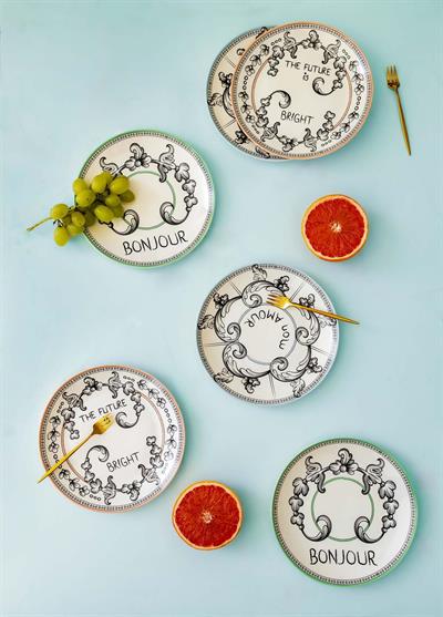 The Mia Bonjour Pasta Tabağı 6 Kişilik