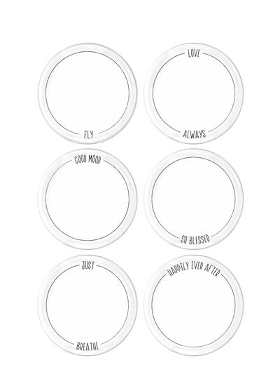 The Mia Daily Tunes Pasta Tabağı 6 Lı Set - 19 cm