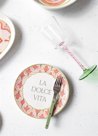 The Mia Dolce Vita Pasta Tabağı 6lı Set 19 cm DVT0001