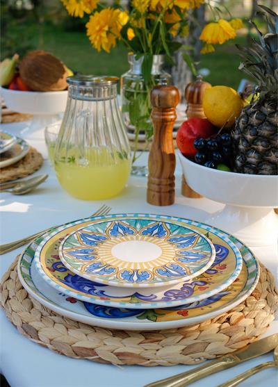 The Mia Limoncello Pasta Tabağı 6lı Set 19 cm