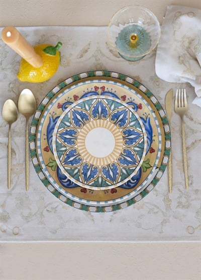 The Mia Limoncello Pasta Tabağı 6lı Set 19 cm