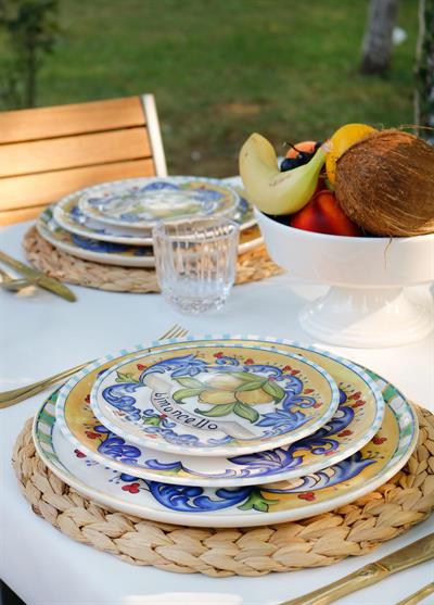 The Mia Limoncello Pasta Tabağı 6lı Set 19 cm