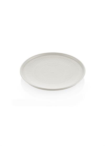 The Mia Noon Pasta Tabağı 6lı Set Krem 19 cm 