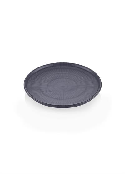 The Mia Noon Pasta Tabağı 6lı Set Gri 19 cm