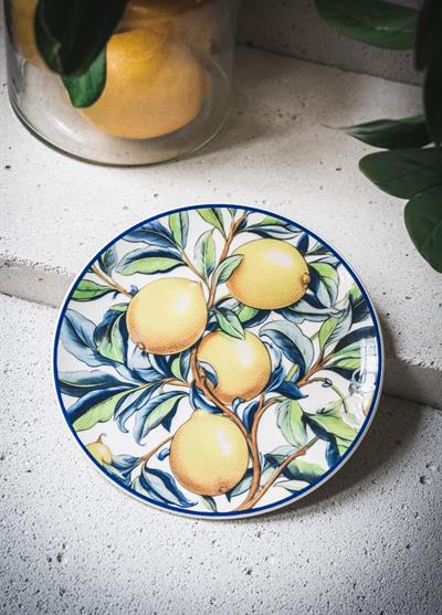 The Mia Odore Di Limone Pasta Tabağı 6lı Set 19 cm ODL0002