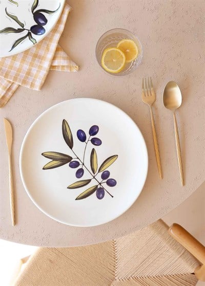 The Mia Olivos Pasta Tabağı 6lı Set 19 cm OVS0001