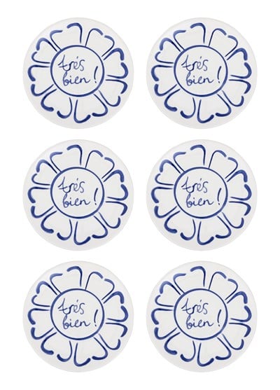 The Mia Palma Pasta Tabağı 6lı Set 19 cm