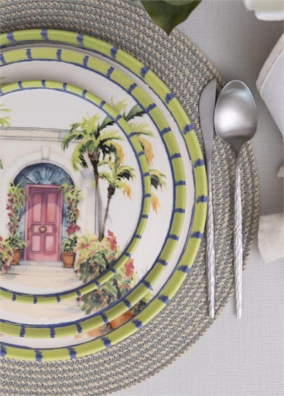 The Mia Palma Pasta Tabağı 6lı Set 19 cm