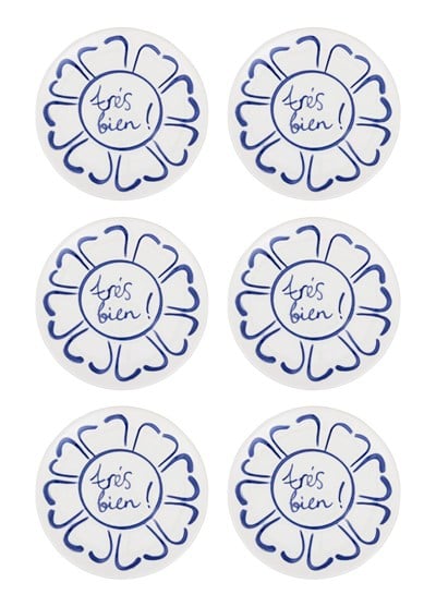 The Mia Palma Pasta Tabağı 6lı Set 19 cm