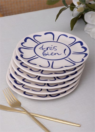 The Mia Palma Pasta Tabağı 6lı Set 19 cm