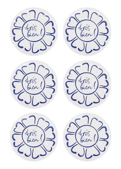 The Mia Palma Pasta Tabağı 6lı Set 19 cm