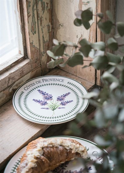 The Mia Provence Lavanta Pasta Tabağı 6lı Set 19 cm PRC002