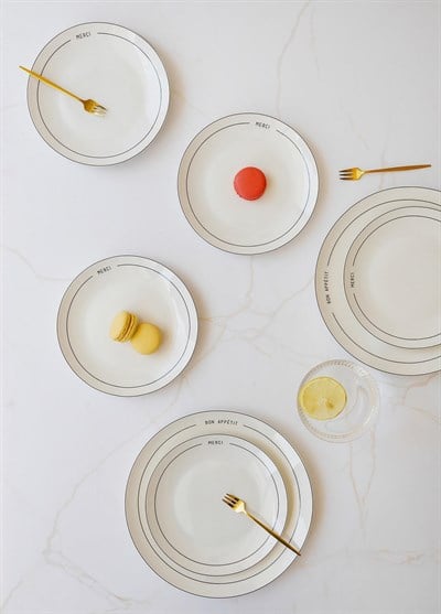 The Mia Round Pasta Tabağı 6 Kişilik