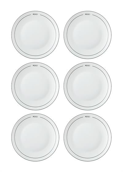 The Mia Round Pasta Tabağı 6 Kişilik