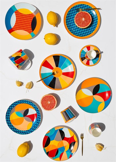 The Mia Shapes Pasta Tabağı 6 Kişilik