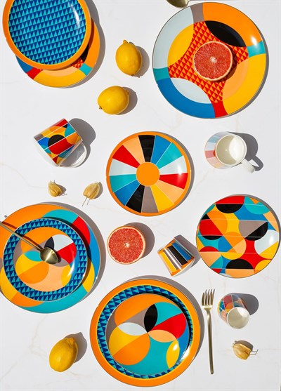 The Mia Shapes Pasta Tabağı 6 Kişilik