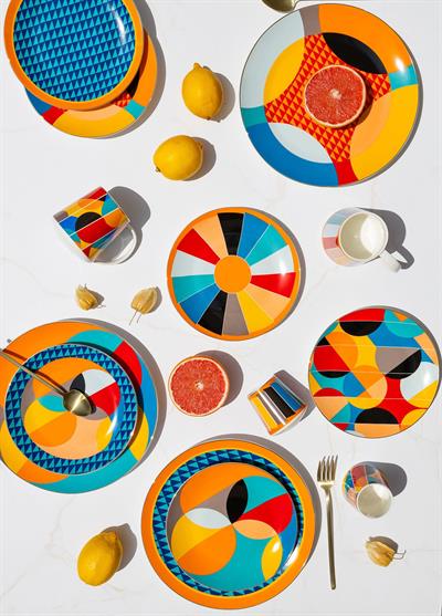 The Mia Shapes Pasta Tabağı 6 Kişilik