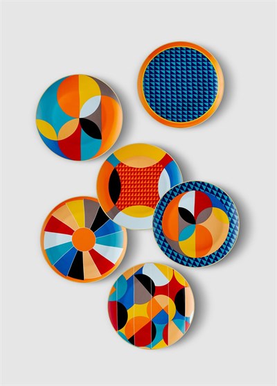 The Mia Shapes Pasta Tabağı 6 Kişilik