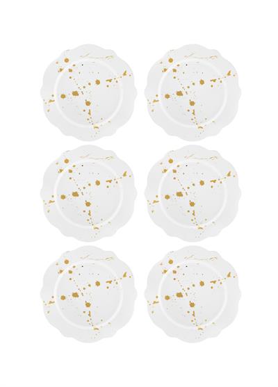 The Mia Splash Pasta Tabağı 6 Parça 21 Cm