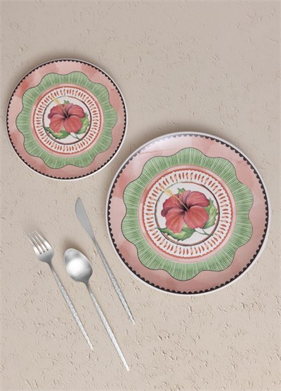 The Mia Spring Pasta Tabağı 6lı Set 19 cm SPR0002