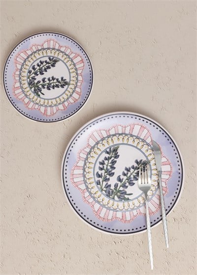 The Mia Spring Pasta Tabağı 6lı Set 19 cm SPR0002