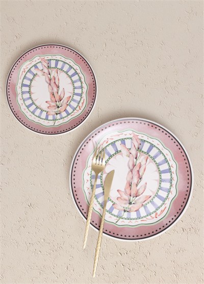 The Mia Spring Pasta Tabağı 6lı Set 19 cm SPR0002