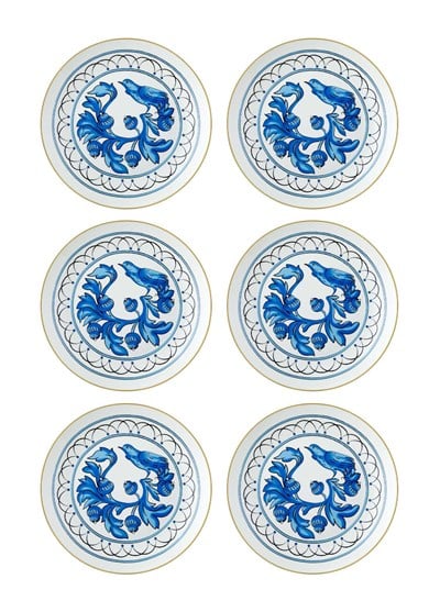 The Mia Azul Pasta Tabağı 6 Kişilik