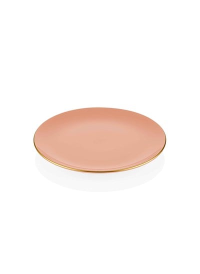 The Mia Basic Pasta Tabağı 6 Lı Set Somon Pembe - 19cm