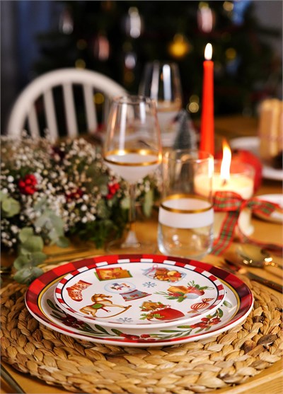 The Mia Globe Pasta Tabağı 6 Lı Set 19 cm NEW028