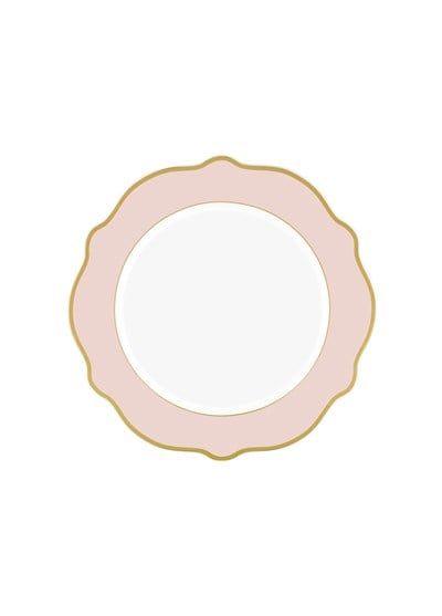 The Mia Jaswely Pasta Tabağı 6 Parça Pembe 21 Cm