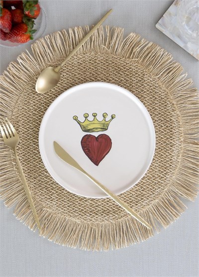 The Mia Luv Pasta Tabağı 6lı Set 19 cm